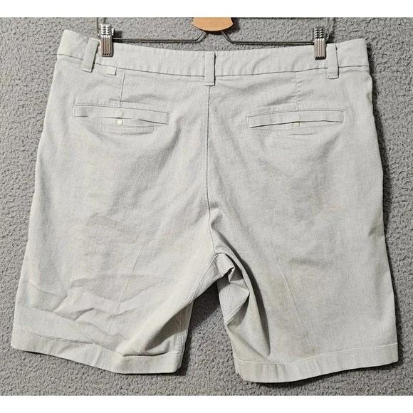 Lululemon Commission Short Qwick Oxford Gray 9" Size 36 Chino M7AK7S - Picture 2 of 8
